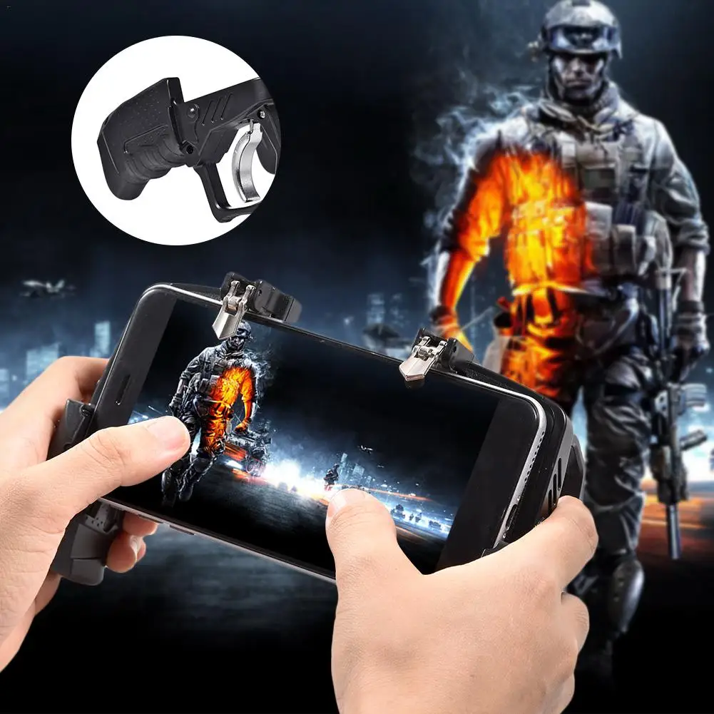 K21 PUGB помощник четырехпальцевая игровая ручка питейская Элитная Кнопка быстрой стрельбы контроллер для игровой курок Джойстик Геймпад