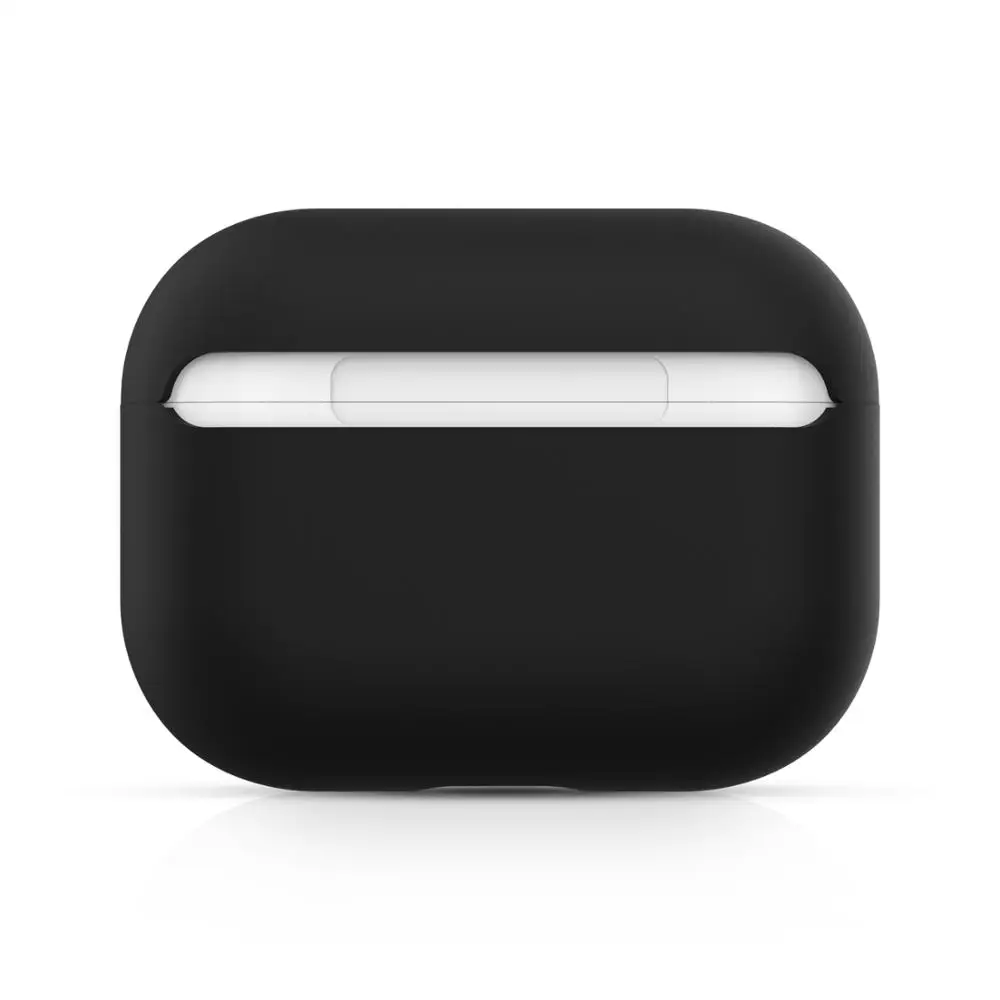 color 6 Чехол для AirPods Pro, мягкий жидкий силиконовый защитный чехол, видимый передний светодиодный чехол для AirPods Pro, чехол 3, модный зеленый - Цвет: color 6