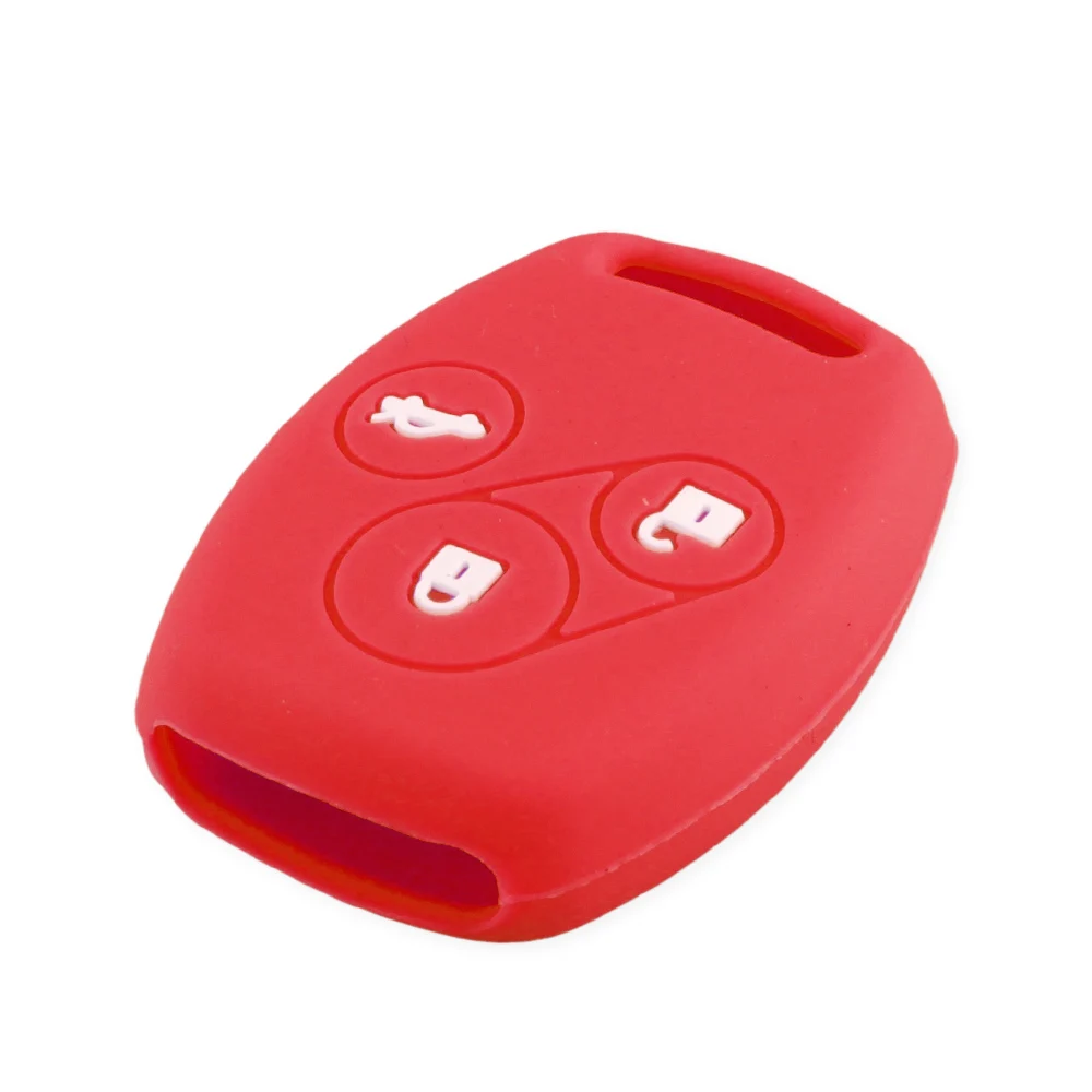 KEYYOU Silicone Car Key Cover Case Fob Remote Shell 2003 2008 2009 2010 2011 2012 For Honda Accord CRV Civic Fit Pilot |