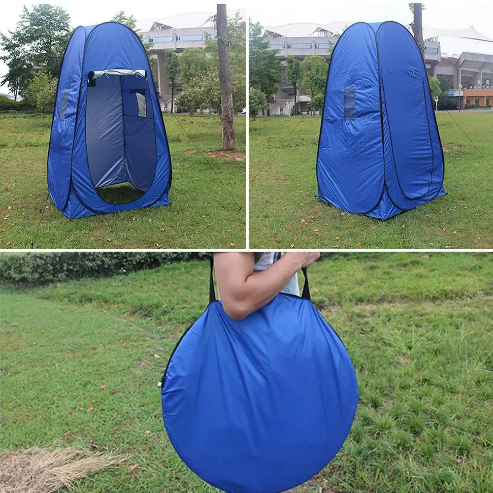 

Single Person Outdoor Shower Tent Beach Fishing Shower Outdoor Camping Toilet Tent Changing Room Shower Tents With Carrying Bag