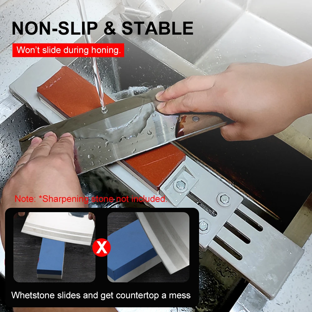 Оцинкованное крепление для точильного камня регулируемая заточка над раковиной