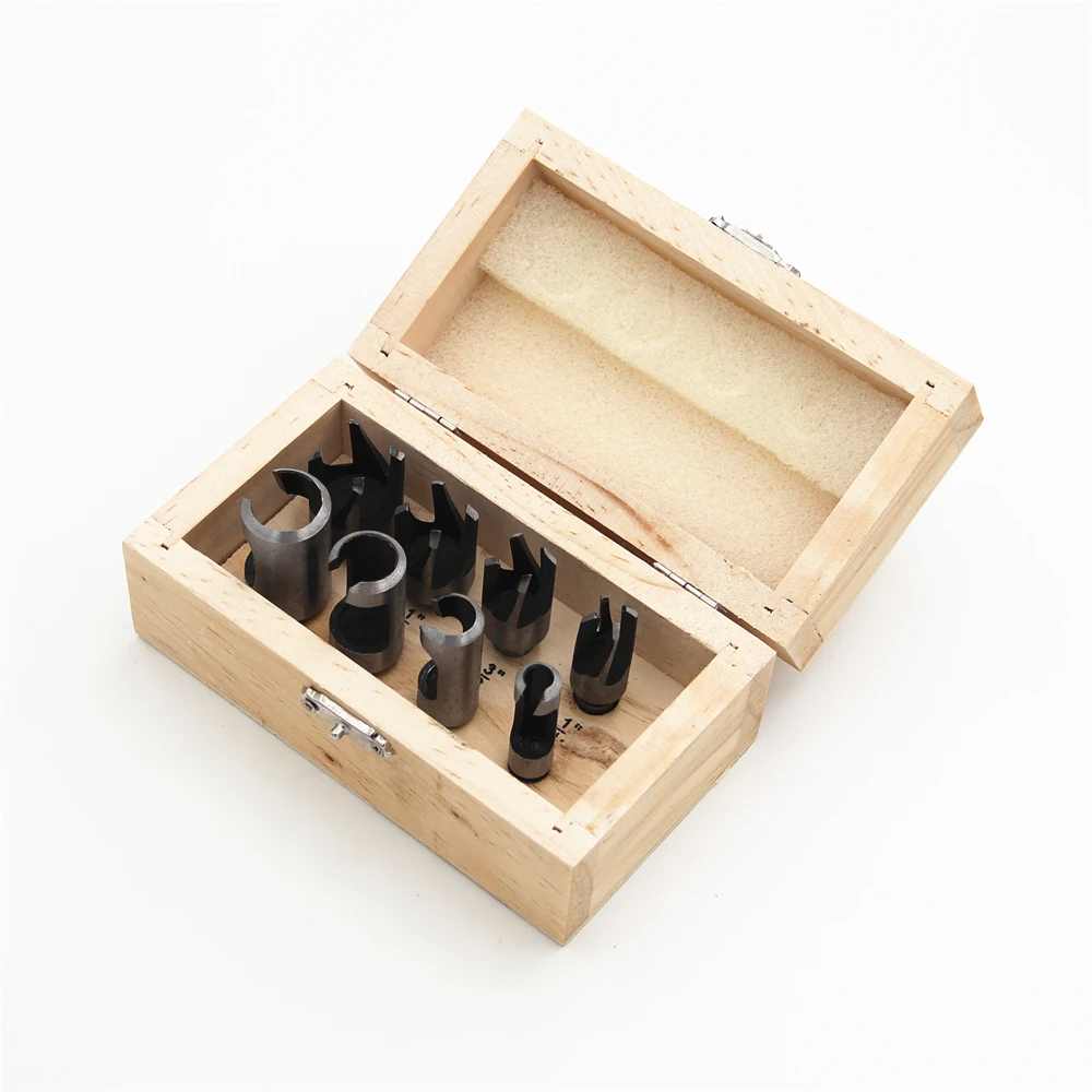 Набор сверл по дереву 8 шт. с круглым хвостовиком 3/8 дюйма (9 5 мм) 6-10-13-6 мм |