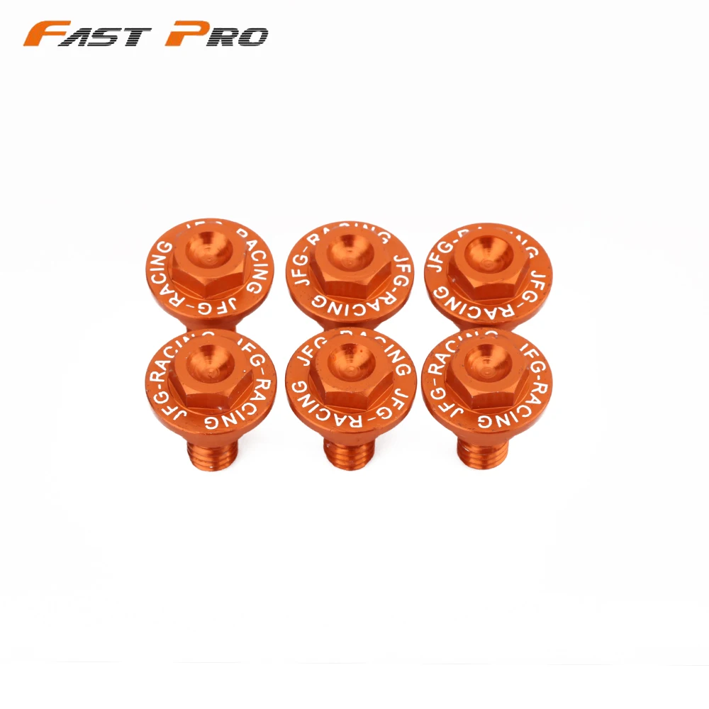 Мотоцикл 6 шт. передняя вилка гвардии Шурупы Для KTM SX SXF XCW EXCF 125 150 250 350 450 530 2000-2021