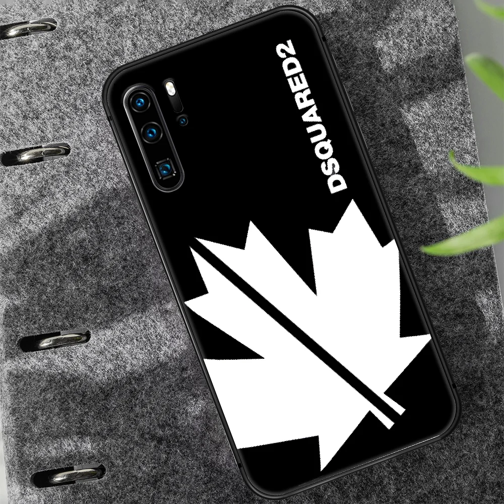 

DSQ2 D2 Fashion Trend brand Phone Case For Huawei P Mate 10 20 30 40 Lite Pro smart Z 2019 nova 5t black Cover 3D Shell Painting