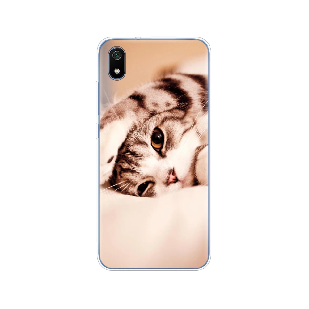 Чехол для xiaomi redmi 7a чехол coque oft tpu задняя силиконовая крышка для redmi 7 a бампер hongmi 7a copas кожа Ударопрочный fundas - Цвет: 10605