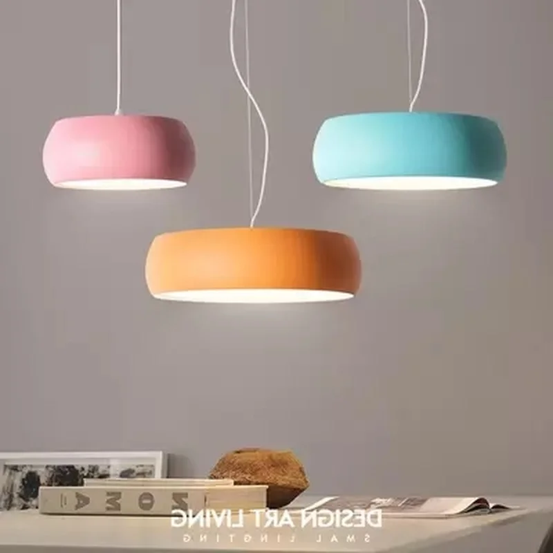 Скандинавский светильник в виде Макарон для спальни креативный Simlpe милый