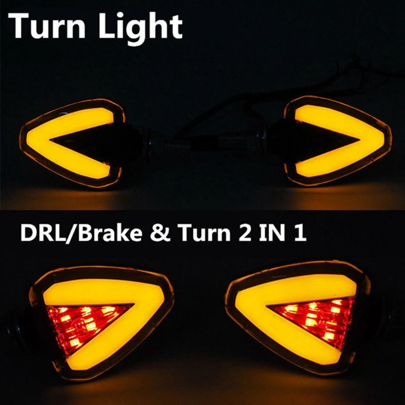 Светодиодный индикатор для мотоцикла передний и задний указатели поворота