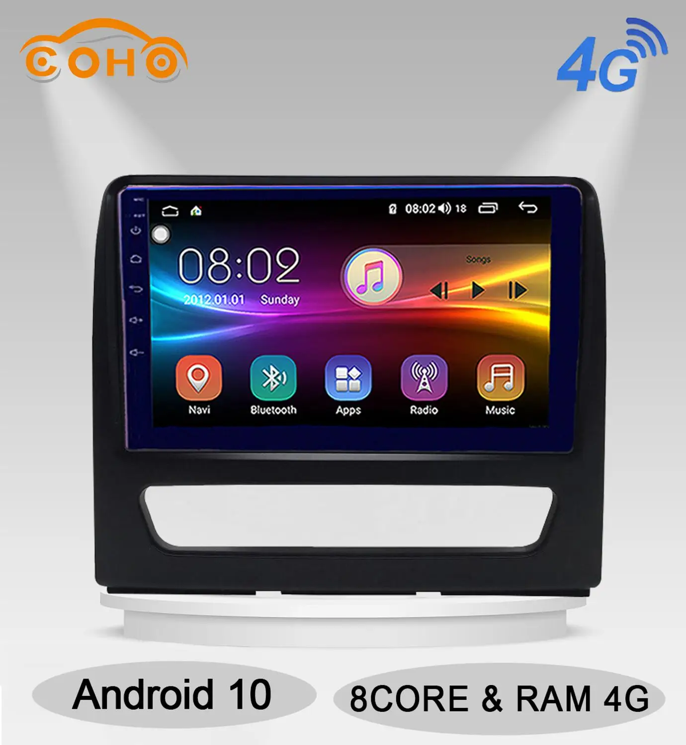 Android 10 0 Восьмиядерный 4 + 64g Автомобильный Радио мультимедийный плеер для JAC Sunray 2013