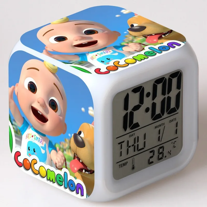 2021 Новые Фигурки Cocomelon светодиодсветодиодный 7 цветов сенсорная подсветка