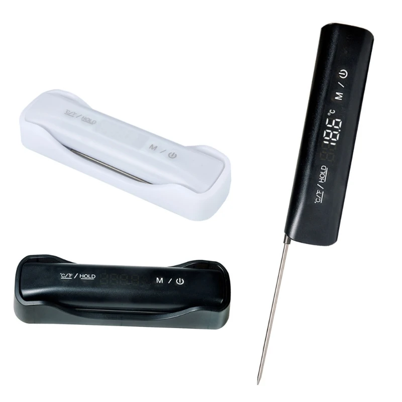 

Touch LED Digital Kitchen Thermometer For Oven Cooking Food Foldable Probe BBQ Electronic Oven Thermometer Backlight
