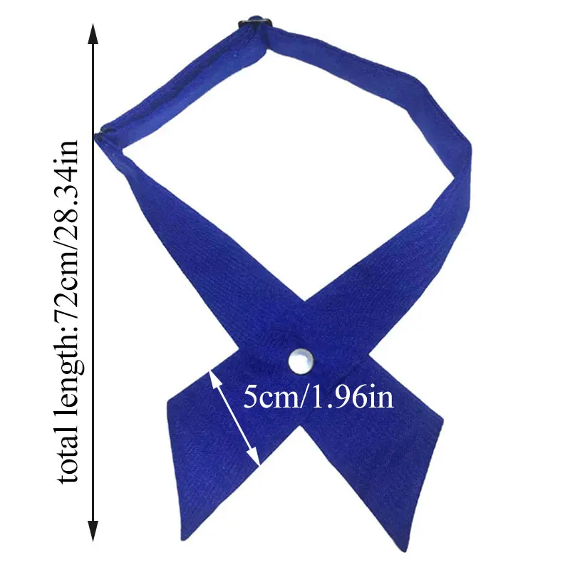 Регулируемый галстук-бабочка для мужчин и женщин однотонный Повседневный