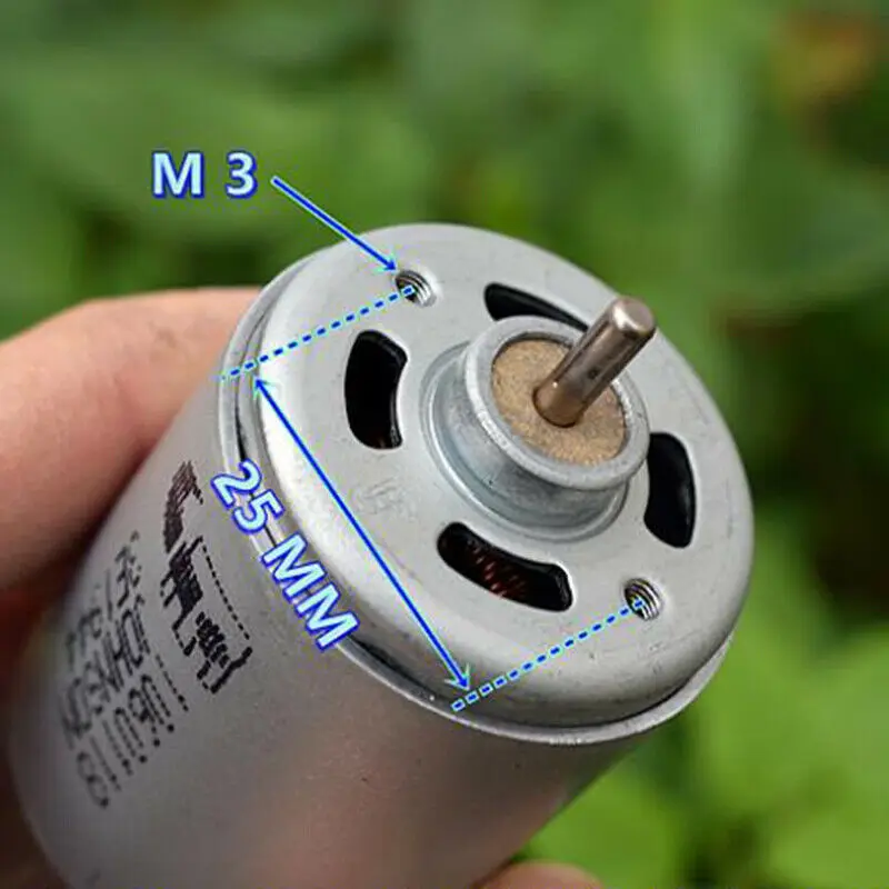 Высокоскоростной фланцевый вал высокой мощности для электродрели JOHNSON RS-570 Motor DC 12