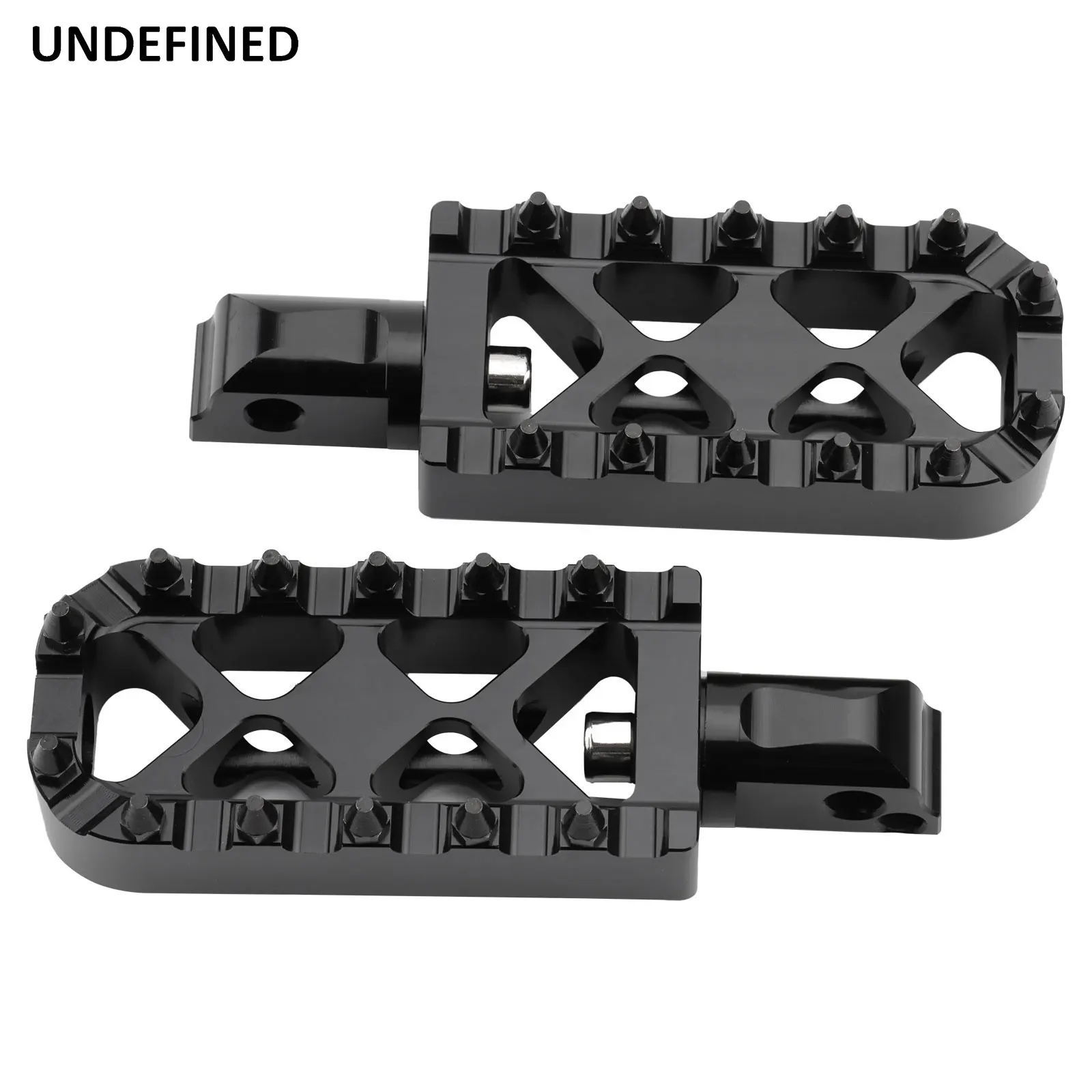 Широкие колышки для ног MX мотоциклетные черная подножка с шипами Harley Softail FatBoy