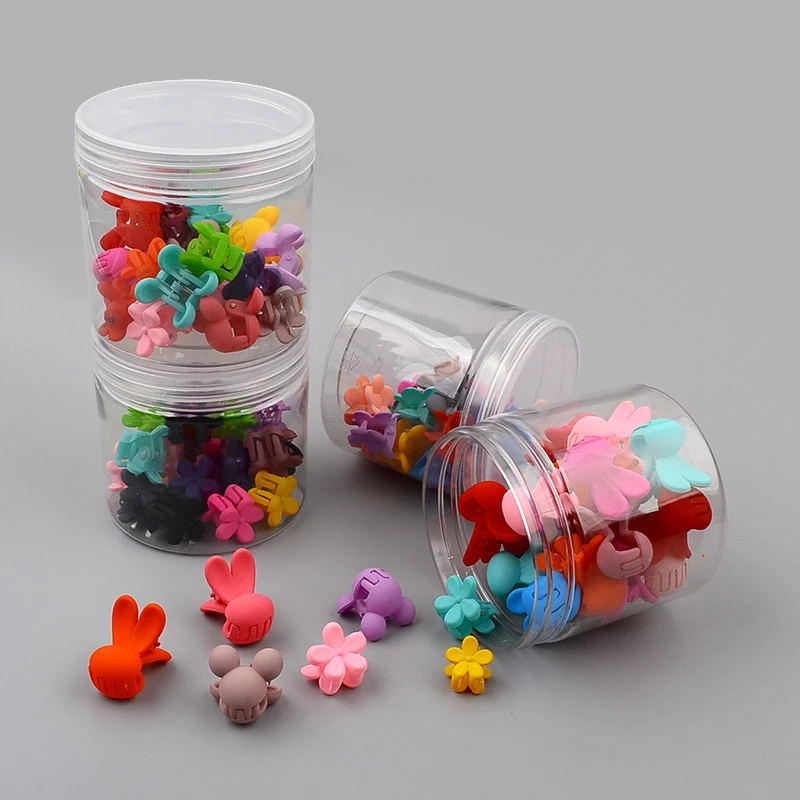 20 шт./лот детские заколки для волос ручной работы Минни цветок мультфильм бабочка