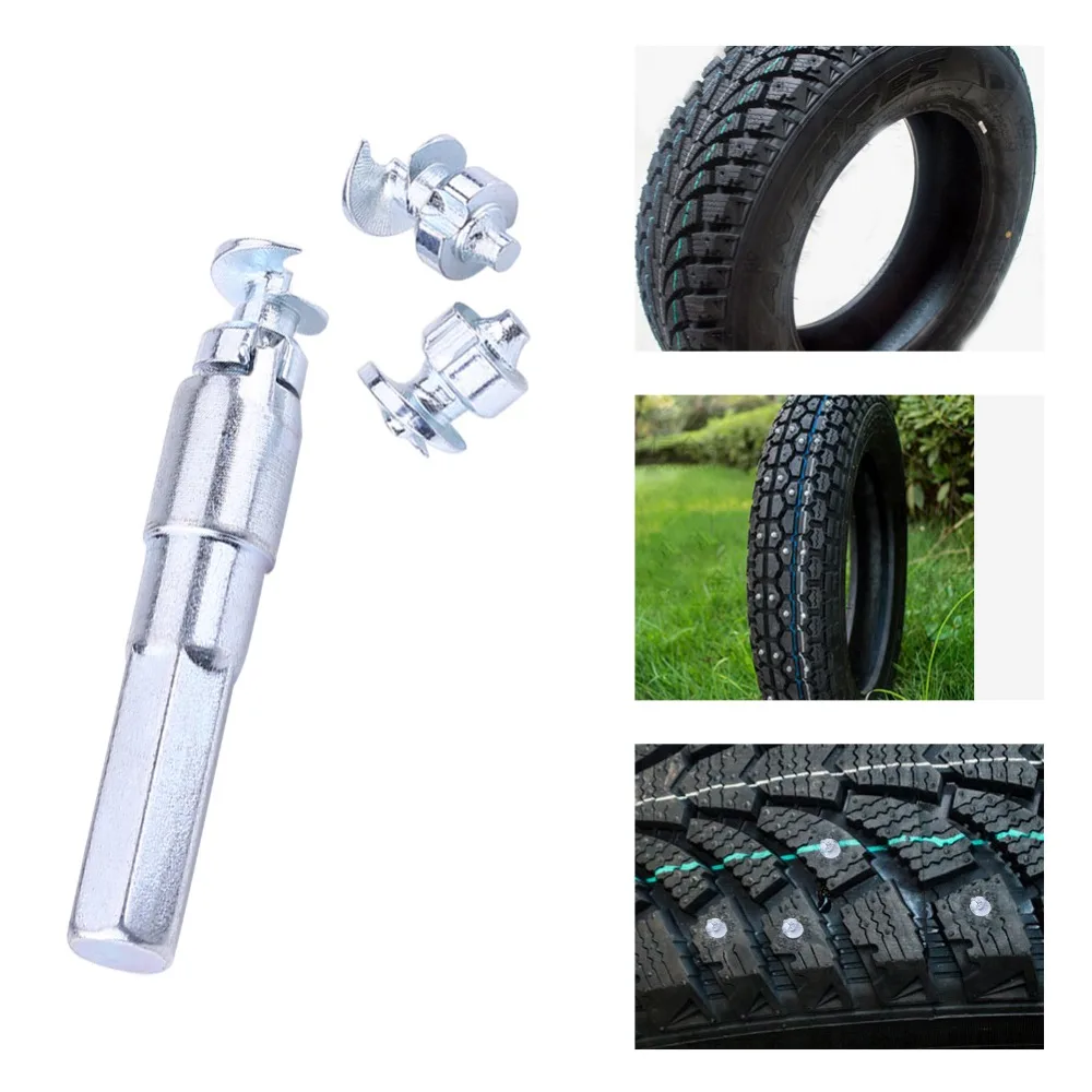100 шт. шипы для колес винты зимних шин автомобиля вездехода мотоцикла велосипеда
