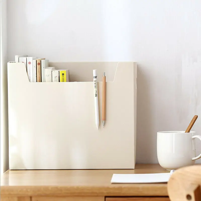 Fashion Brand New Hot Sales Portable PP Books File Box Paper Holders Office Documents Desktop Organizer Kit | Дом и сад