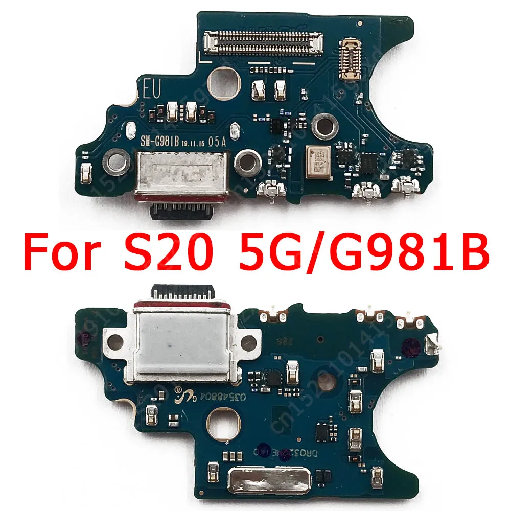 Оригинальный зарядный порт для Samsung Galaxy S20 5G Plus ультра зарядная плата USB разъем