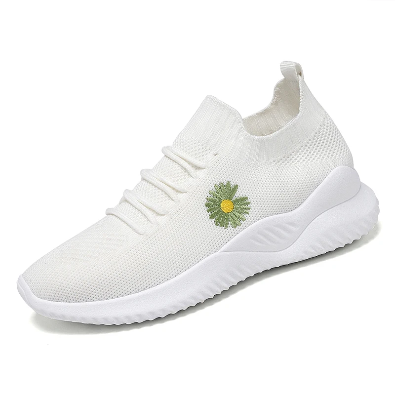 Модная летняя Новинка 2020 женская спортивная обувь с кружевом для студентов