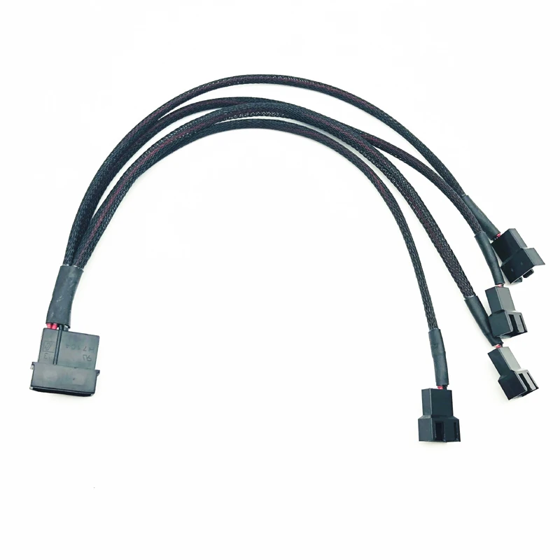Материнская плата CPU 4 PIN Fan удлинительные кабели PWM P адаптер кабель компьютерный