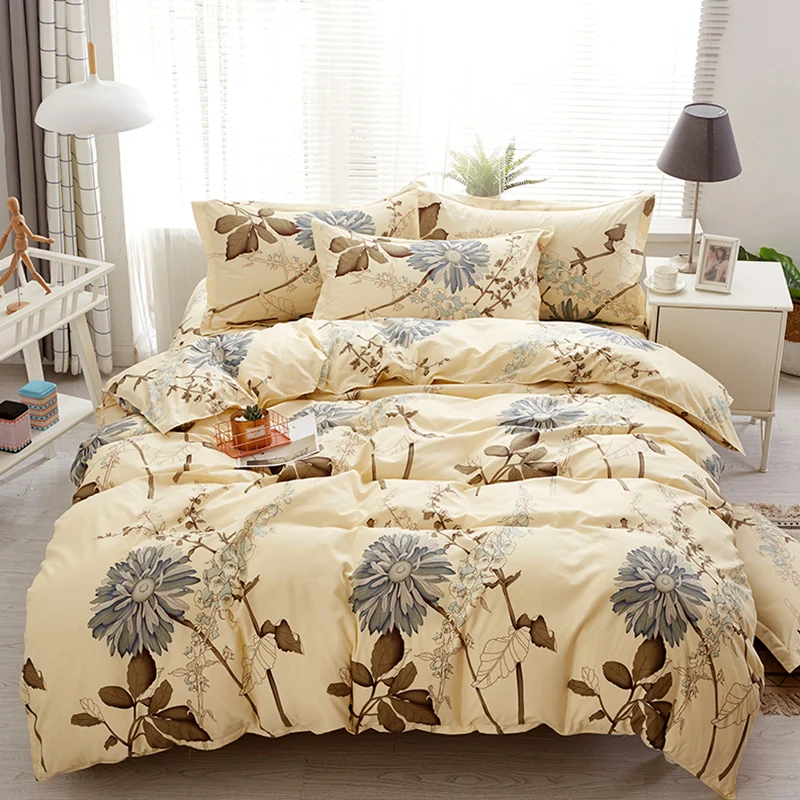 

High Quality Bedding Set Full Size 2/3/4pcs Suitable For Kids /Adult Single /queen/King size Duvet Cover/Bed Sheet/Pillowcases
