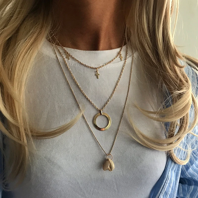 Новая натуральная морская звезда оболочки золотое ожерелье подвеска чокер