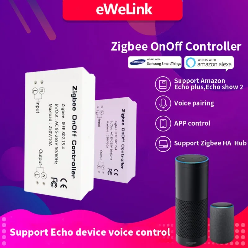 Умный практичный дом Zigbee Интеллектуальный переключатель управления вкл/выкл, умный переключатель, приложение, дистанционное управление Alexa, переключатель голосового управления, умный дом