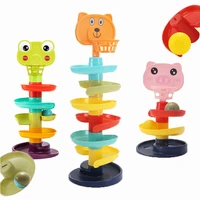 tower baby cute toy rolling ball pile rattle rattle baby rotating track safety 0 3 years old puzzle interactive newborn toy