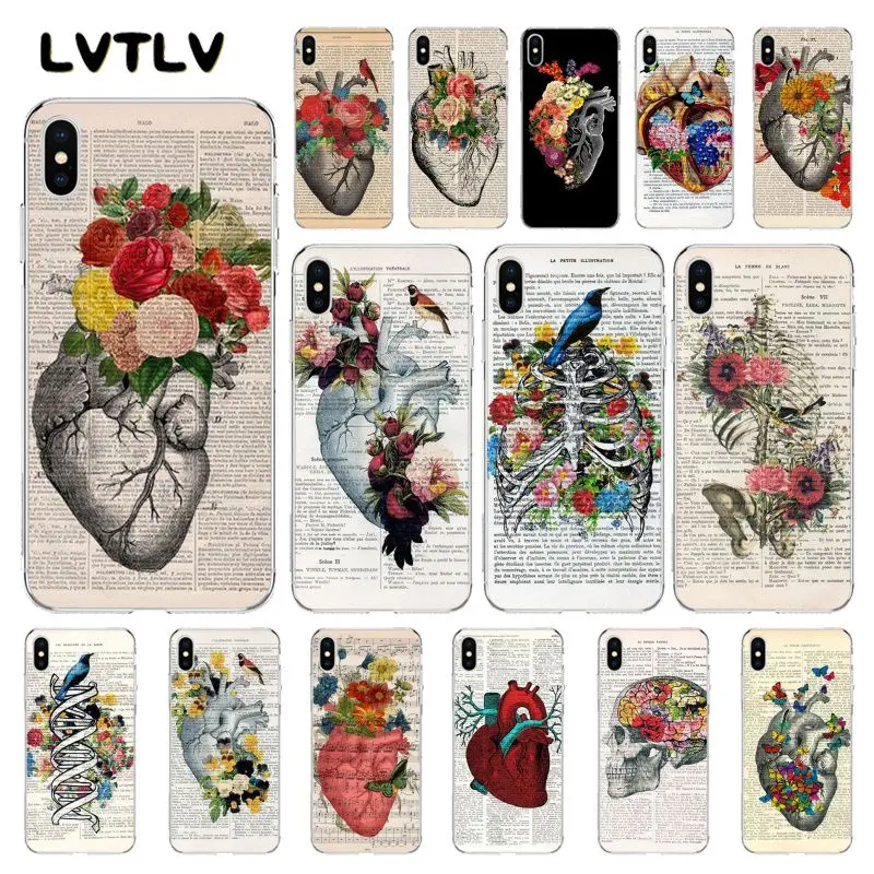 LVTLV человеческое красное сердце анатомия работа с мозгом дной Художественная