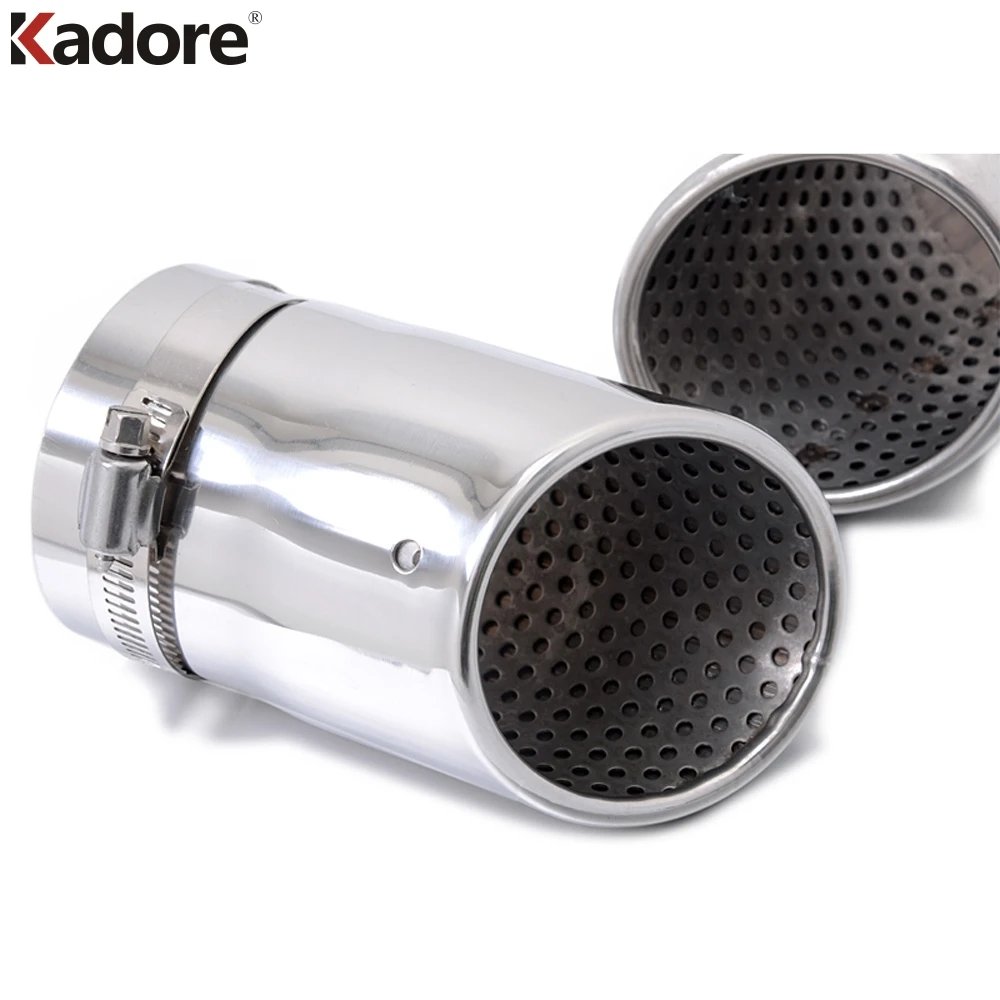 Хромированный глушитель выхлопной трубы для Subaru Forester 2010 2014 из нержавеющей