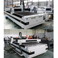 dual heads fiber laser 1000w metal cutting machine 1530 co2 laser cutter akj1530f for advertisement