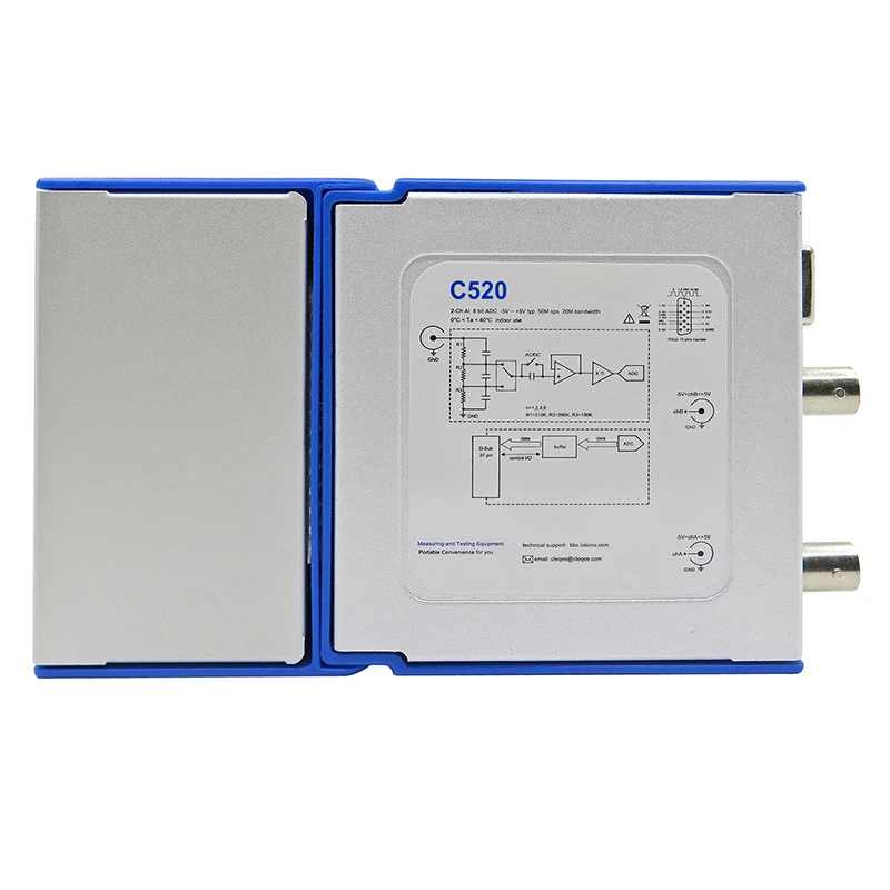 Портативный цифровой осциллограф USB-зарядка 2 канала полоса пропускания