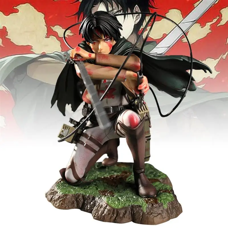 

Attack on Titan Figure for Rival Ackerman Action Figure Anime One Piec Ace/Roronoa Zoro Action Figure Collection Model Toys Gift