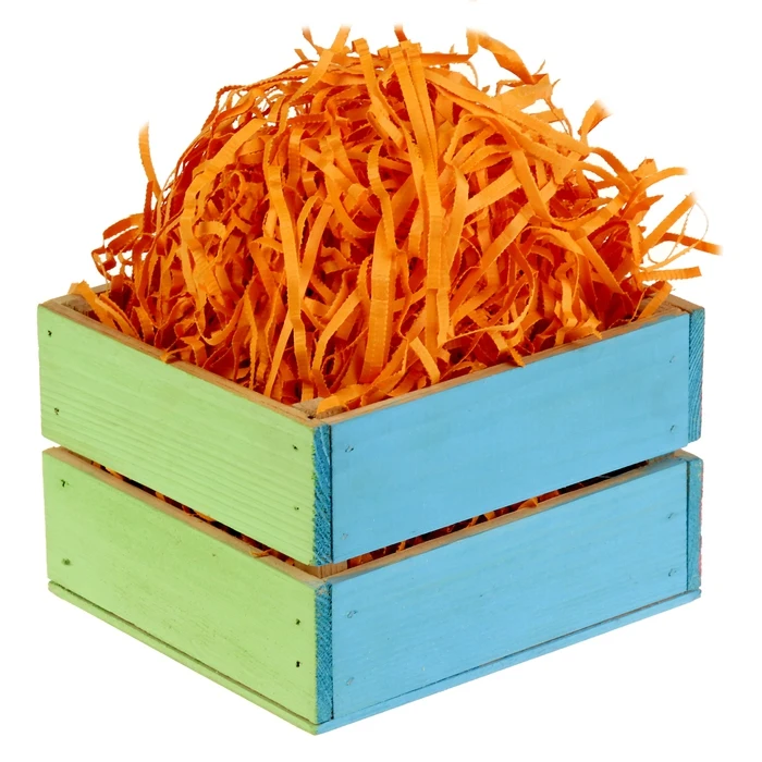 Наполнитель бумажный оранжевый 500 г|Украшения своими руками для вечеринки| |