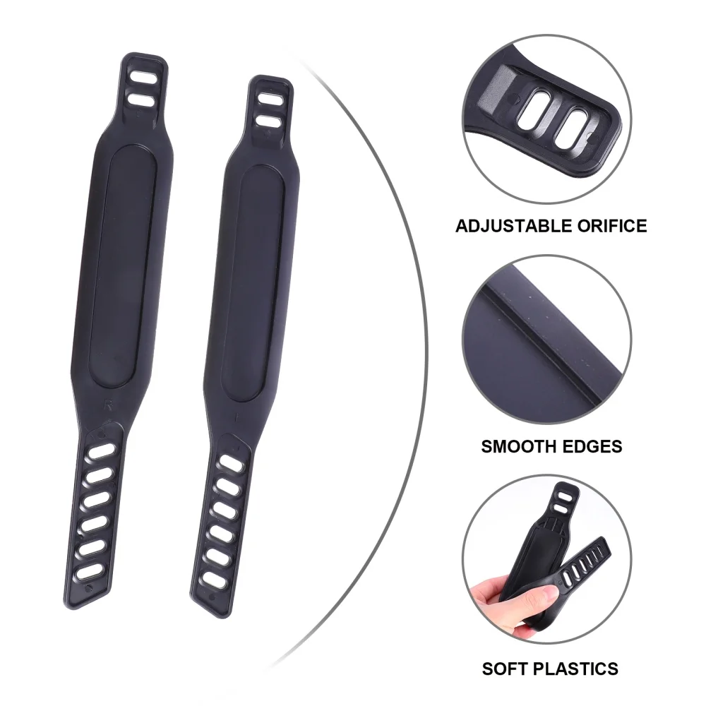 

2 Pcs Pedal Straps Gym Bike Toe Straps Adjustable Straps Gym Accessories