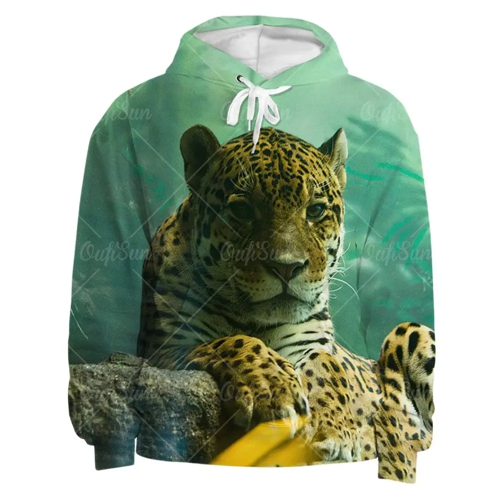 

Hooded Sweater Men and Women Streetwear 3D Printing Casual Comfortable Hoodie Animal Lion Clothes New Fashion Spring and Autumn