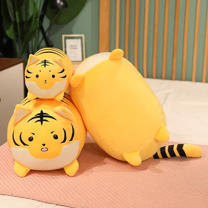 30/50 см мягкая плюшевая игрушка круглый тигр плюшевый декоративная подушка Зебра