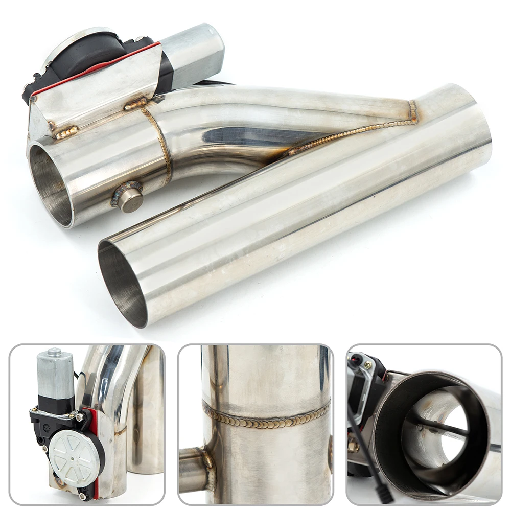 2.0 inch 2.5 3.0 SS304 Y Pipe exhaust cutout Electric Exhaust cut out Down bypass valve switch button |