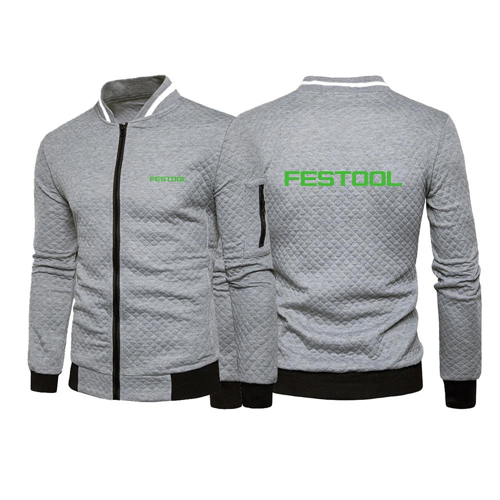 Куртка мужская с длинным рукавом на молнии принтом