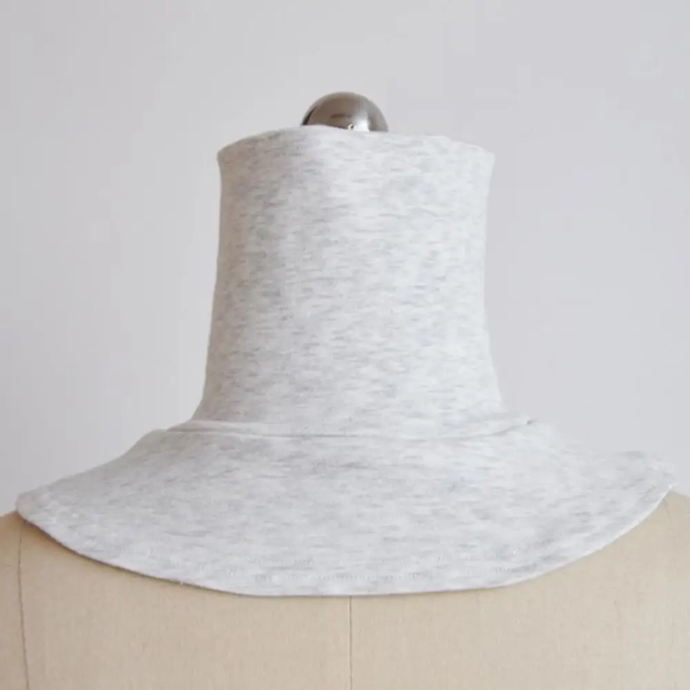 

Terrific Wear-resistant Fake Collar Neck Wrap Accessory Solid Color
