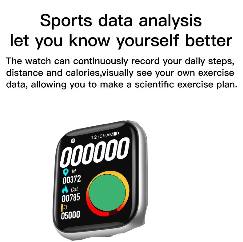 

LYKRY T500 PLUS Smart Watch Men Bluetooth Call 44mm IWO Watch Waterproof Heart Rate Fitness relojes inteligentes PKW26 W46 W56