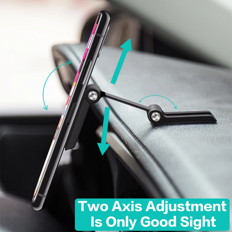adjustable car phone mount magnetic foldable phone holder car dashboard stand radar laser detector car camera recorder cradle free global shipping