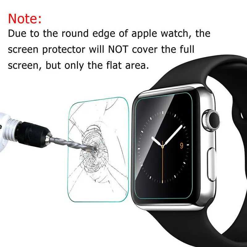 Для Apple Watch Series 5 защитные пленки из закаленного стекла для iWatch 40 мм 44 | Мобильные