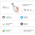 Miboxer FUT089Z Zigbee 3,0 RGB + CCT беспроводной пульт дистанционного управления ler 7 зон управления диммером для Zigbee 3,0 RGB + CCT светильник ка