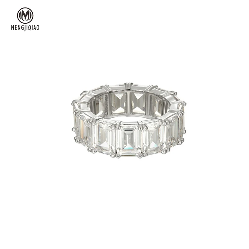 

MENGJIQIAO 2020 New Korean Elegant Square Crystal Rings For Women Students Fashion Mid Finger Knuckle Party Ring Jewelry