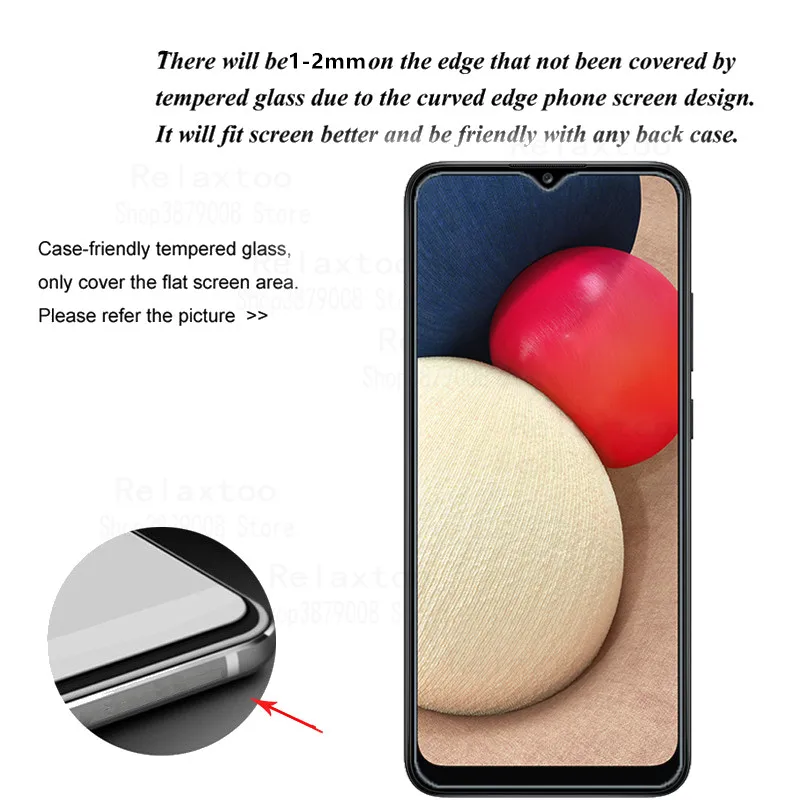 3pcs protective glass for samsung galaxy a02s screen protector for samsung a 02s tempered glass for samsung a02 s 6 5 sm a025f free global shipping