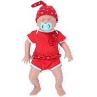 reborn baby doll 46cm 2900g silicone soft and realistic newborn baby doll similar to a real girl