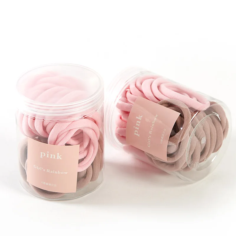 

Wholesale Fashion Girl's candy color hair tie with box kids s Ice cream color hairbands cute gum lady's cute accessories