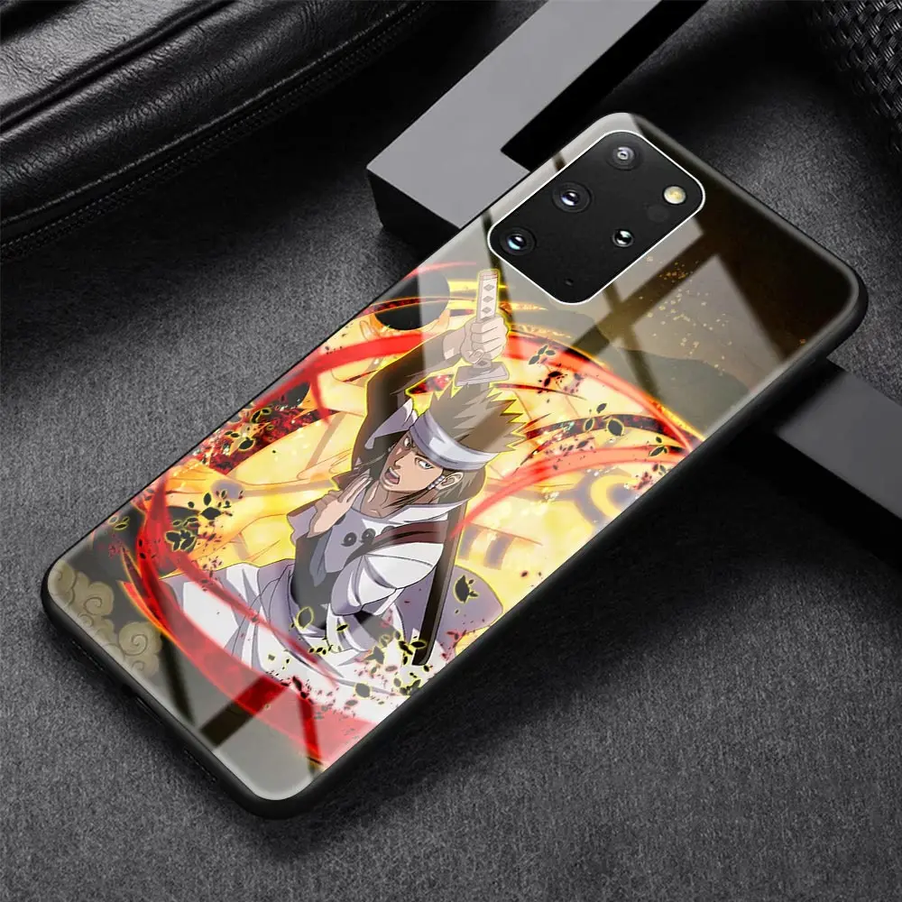 

Case For Samsung Galaxy S10 Lite S20 Ultra FE S9 S8 Plus S10e A71 A51 A50 Tempered Glass Phone Cover Anime Naruto Art