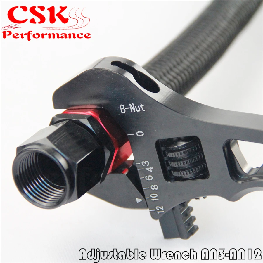 Регулируемый Алюминиевый ключ инструмент для установки гаечный AN3 3AN 12AN Black|an3|an3