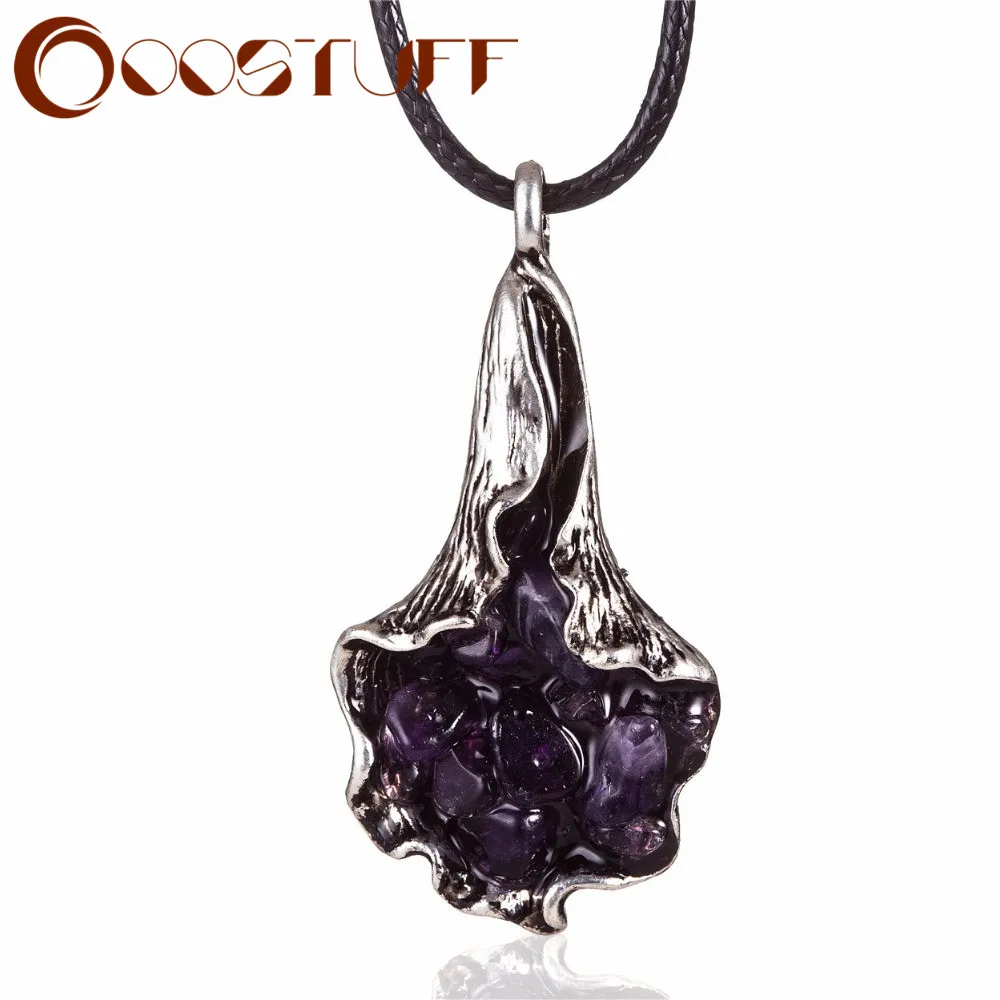 Винтаж Серебряный цветок Для женщин jewelry Колье основа для кулонов и ожерелья